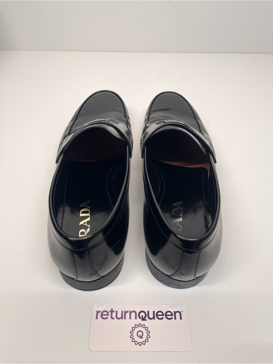Prada Black Patent Leather Slip-On Loafers main image 5